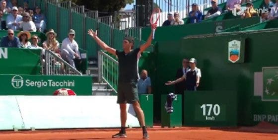 [VÍDEO] Fritz ‘sacou’ um slice incrível em Monte Carlo