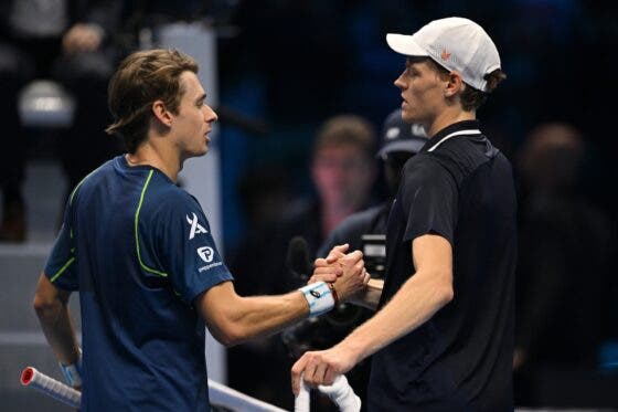 Audiência de Sinner no ATP Finals superou duelo de líderes da Serie A na Itália