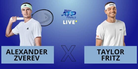 [AO VIVO] Acompanhe Zverev x Fritz no ATP Finals em tempo real