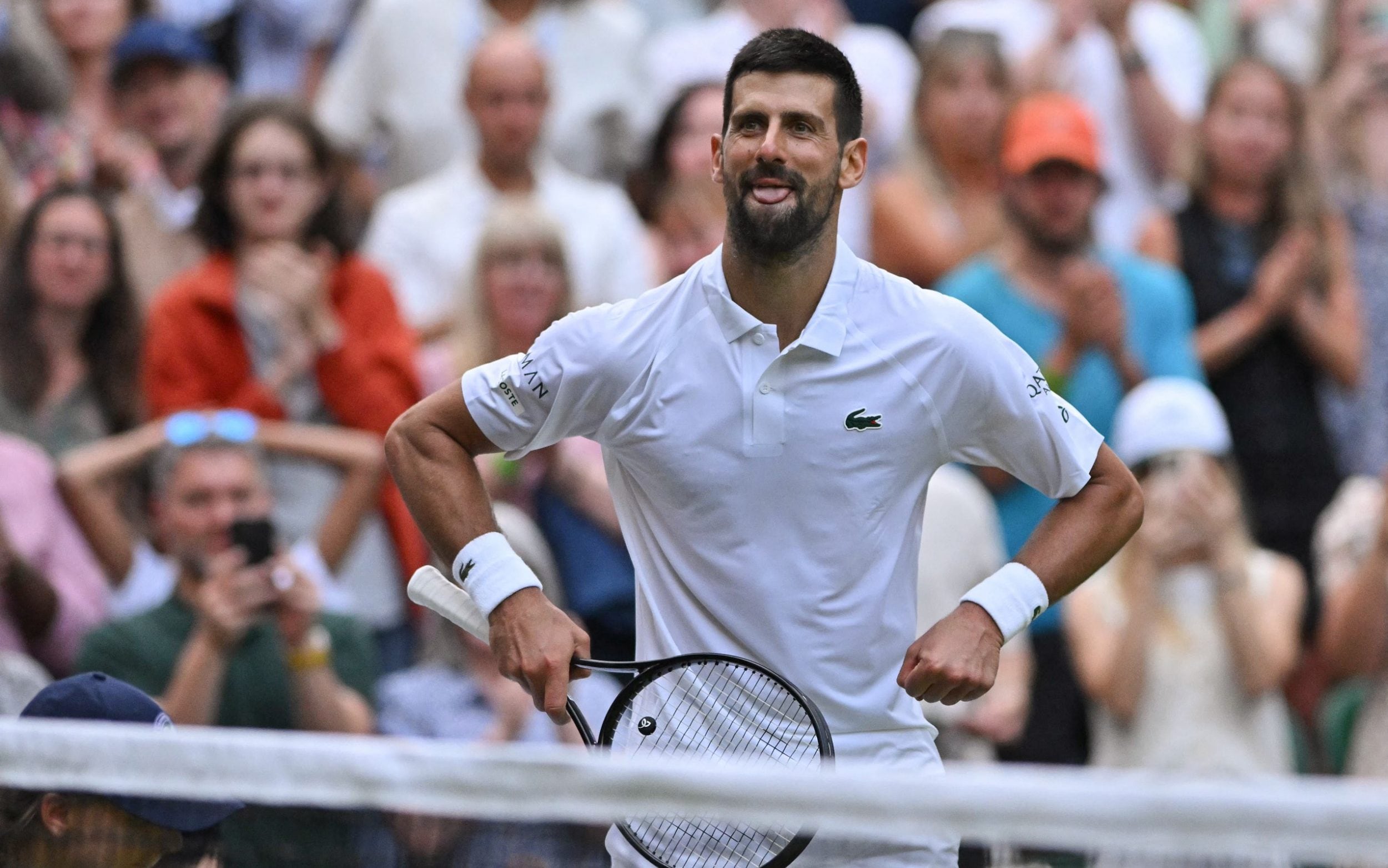Novak Djokovic performed a dance