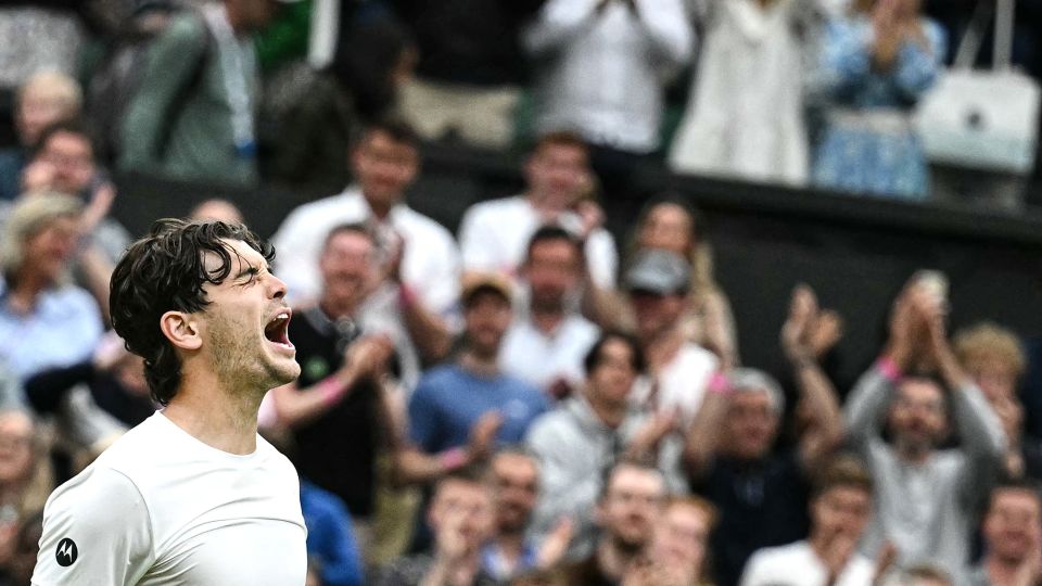 Taylor Fritz is among the new generation of American men getting closer to winning a grand slam title. - Ben Stansall/AFP/etty Images