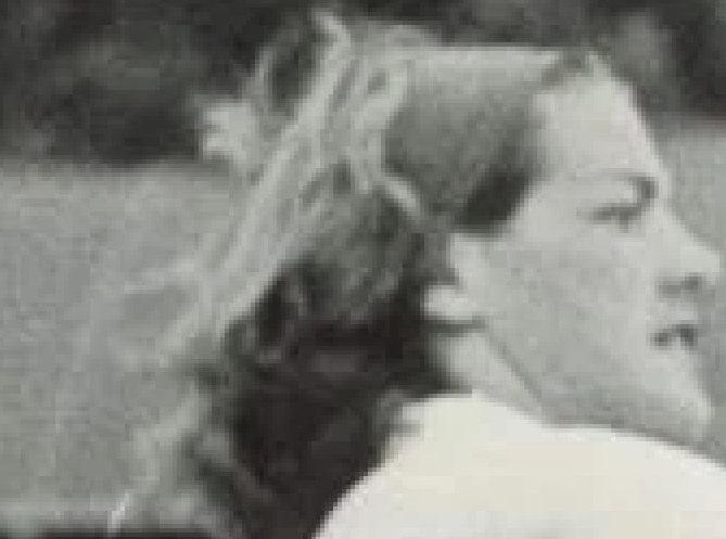 Margaret Smith na final de duplas do Aberto dos Estados Unidos de 1963.