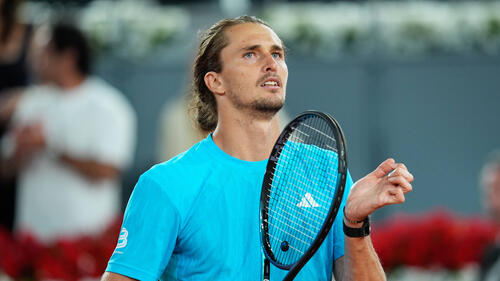 Alexander Zverev überzeugt beim Masters in Madrid