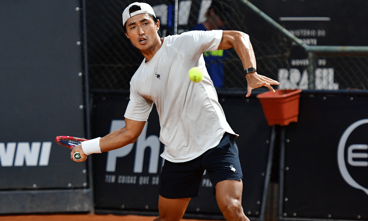 Pedro Sakamoto no Challenger de Campinas