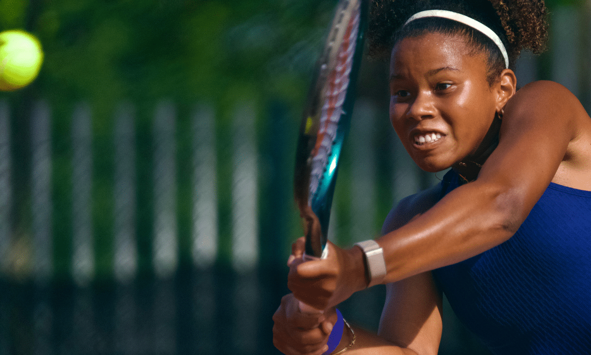Victoria Barros na Billie Jean King Cup contra a Argentina