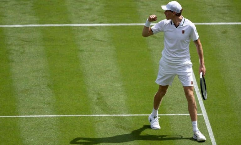 Jannik Sinner x Nuno Borges em Wimbledon 2026