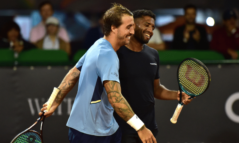 João Lucas Reis e Felipe Meligeni no Challenger de São Paulo