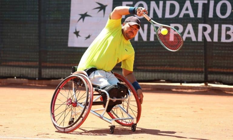 Leandro Pena no WC 500 de Genebra, Daniel Rodrigues, Tênis em cadeira de rodas
