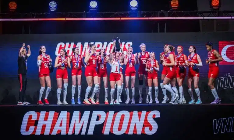 Turquia campeã da Liga das Nações feminina (VNL) após derrotar o Brasil