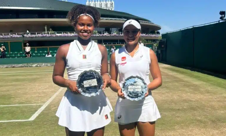 Victória Barros e Naná Silva vice-campeãs em Wimbledon