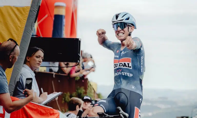 Henrique Bravo contente com o resultado do dia no Giro D'italia Next Gen ciclismo estrada giro next gen, Tour de l'Ain