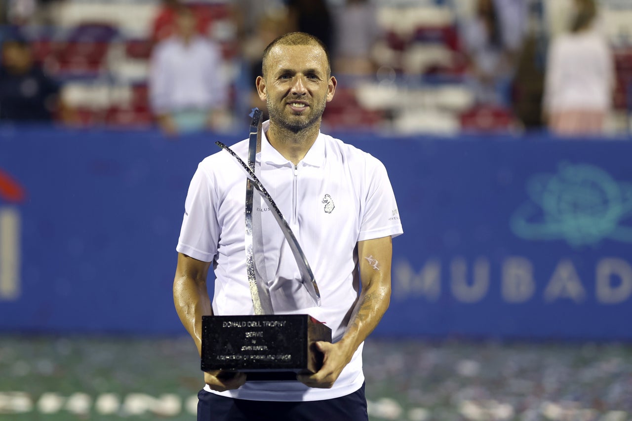 Dan Evans returned from a ban for cocaine in 2017 to reach a career-high ranking in 2023 (Getty)