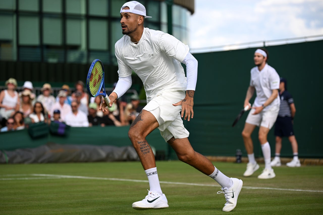 Nick Kyrgios last featured on court at Wimbledon (Getty)