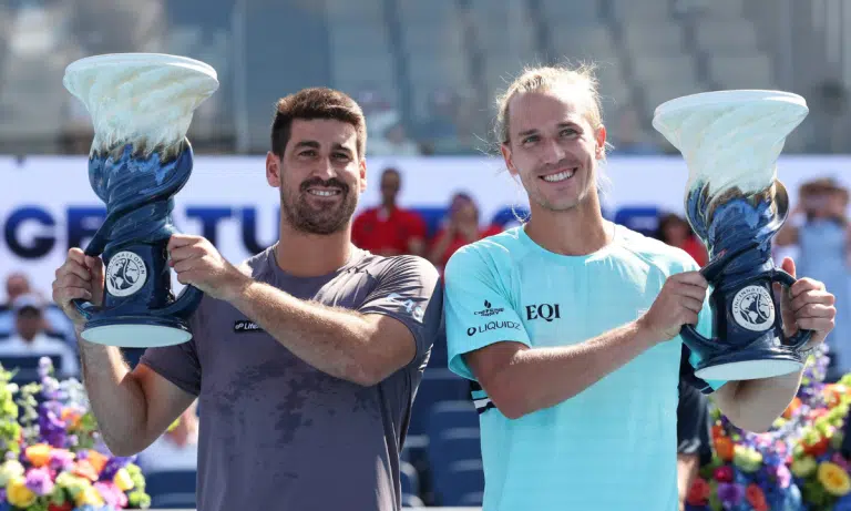 Orlando Luz e Rafael Matos foram campeões nas duplas em Cincinnati e Montreal (Foto: Instagram @cincytennis)