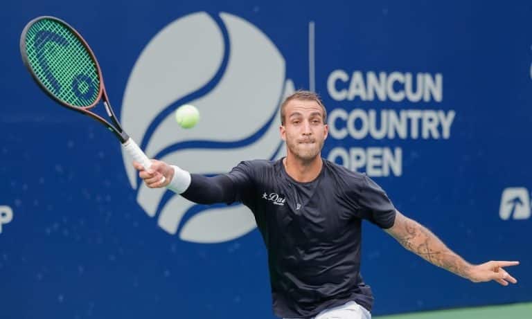 Felipe Meligeni no Challenger de Cancun, Moise Kouame