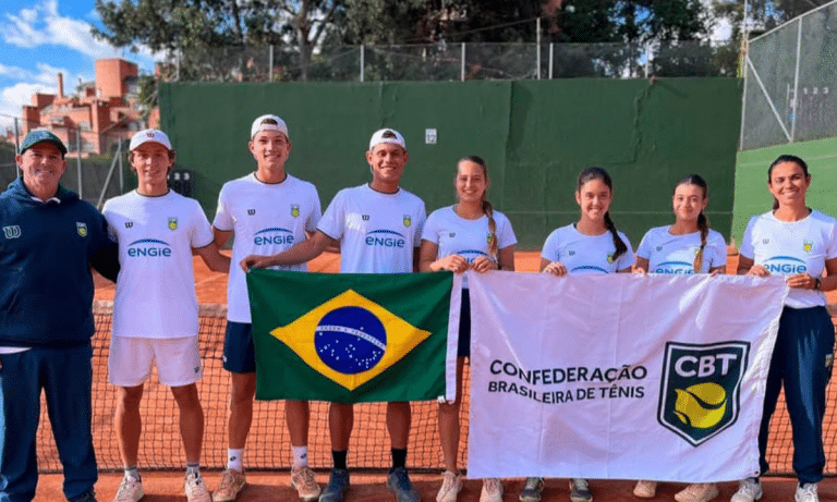Brasil tem boa estreia nos torneios masculino e feminino do Sul-Americano de tênis. (Foto: Divulgação/CBT)