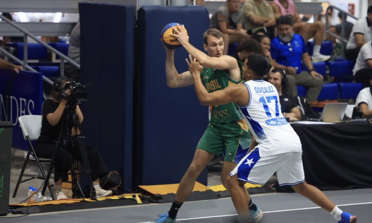 Brasil x Porto Rico pela Americup Masculina de basquete 3x3 - Foto: FIBA3X3