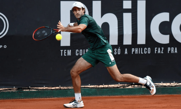 Gustavo Heide está nas quartas do Challenger de Cali (Foto: Fotojump)