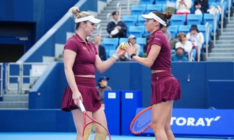 Luisa Stefani e Gabriela Dabrowski no WTA 500 de Tóquio