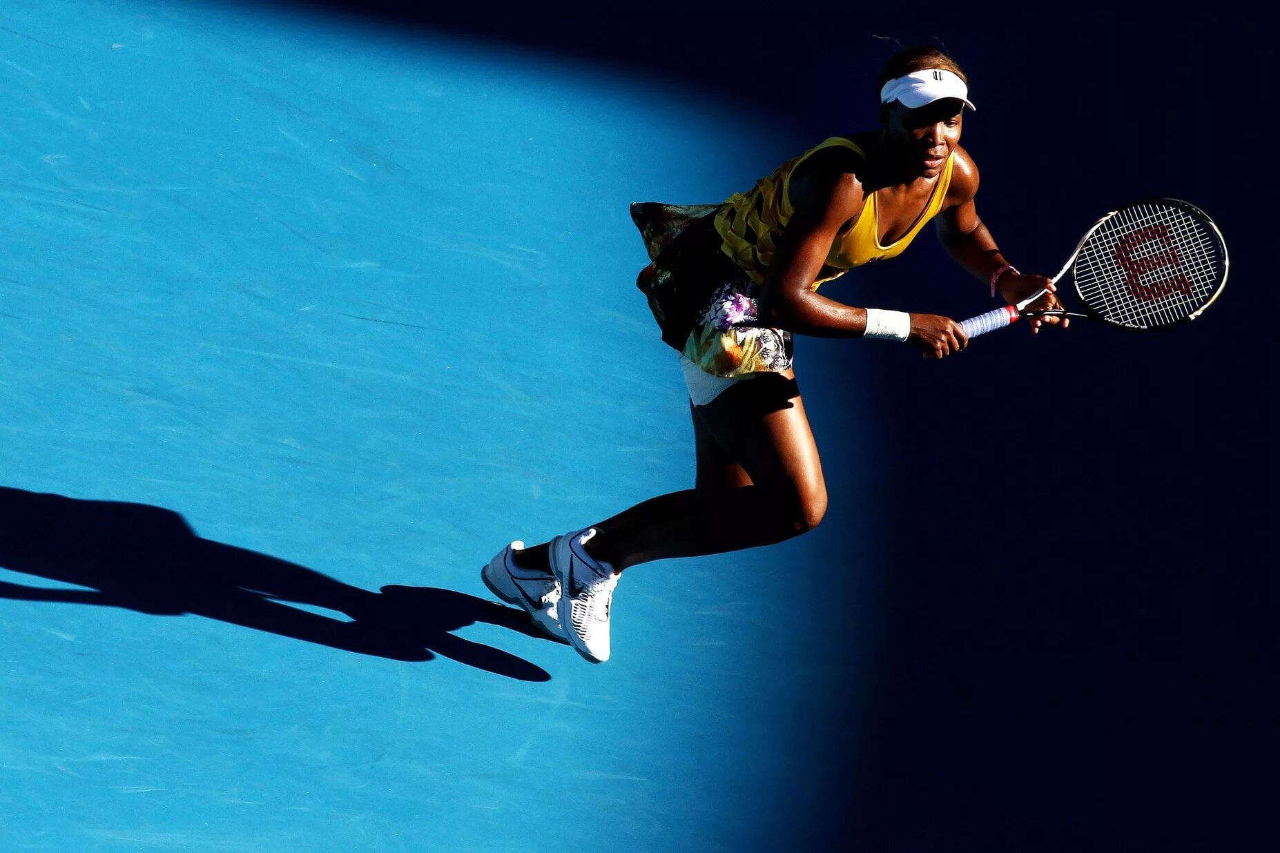 Venus Williams in action at the Australian Open.